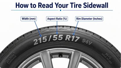 How to read tire size specifications diagram